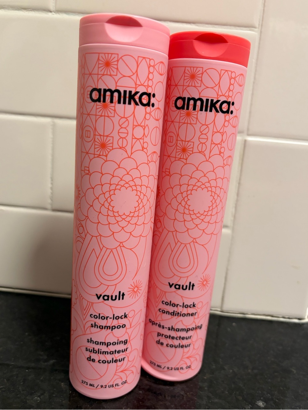 Amika - Vault Color-Lock Shampoo & Vault Color-Lock Conditioner Bundle - NEW - Picture 9 of 11